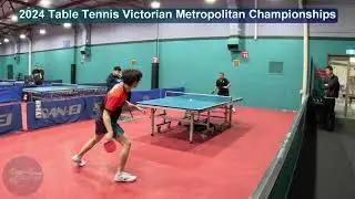 Rocky Chen (1731) vs Zankar Pandya (1796) 🏓 Highlights 🏓 2024 Table Tennis Vic Metro Champs