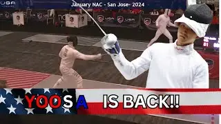 Justin Yoo Shows Us How To Fence With A Very Distracting Opponent!