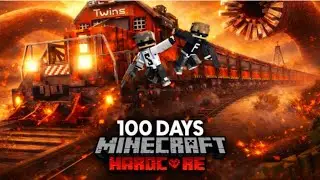 PART  1 | I Survived 100 Days in a Train in Minecraft Hardcore❤️&zwj;🔥 