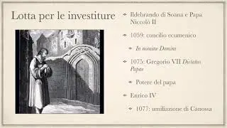 La lotta per le investiture - parte 1
