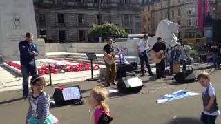 Kinkystone - Libby Glasgow's needy peace rally George Square Sat 27/09/14