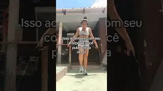 Isso acontece com seu corpo se pular corda #treino #cardio #pularcorda #jumprope #body