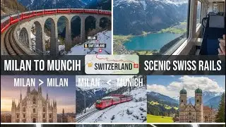 How to Travel from Milan to Munich via Switzerland's Most Scenic Rails | Ashfaq abbasi Vlogs