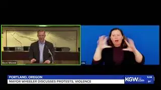 Portland mayor discusses protests, violence