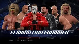 WWE 2K17 PS3 - Elimination Chamber #4 - All Legends