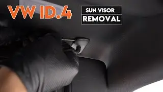 VW ID 4 &ndash; Sun Visor Removal Guide DIY