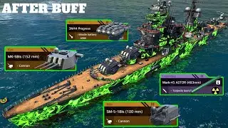 RF VLADIVOSTOK - AFTER BUFF 🔥- NEED MISSILE DURABILITY BUFF ☠️ - Modern warships 