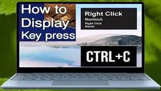 press key how to show key press by qipress