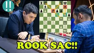 Wesley So played 'BRILLIAN ROOK SAC' against Arjun Erigaisi | Tata Steel Chess 2026 - R15