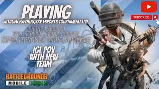 Playing tournament @upthrustesports   @VillagerEsports like || IPhone 12 vs 13pro,14pro || IGL pov