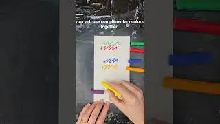One Colour Trick to Instantly Boost Your Art #complimentary #colourtheory #colourlovers