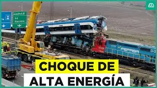 Trenes completamente destruidos: Las maniobras para retirar los carros involucrados en accidente