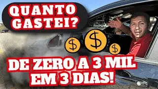 ⚪️ PRIMEIRO DIA! Fazendo Mais de R$3.000 em 3 dias UberX e Comfort na Uber