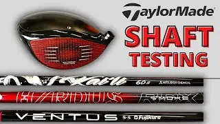 TaylorMade Stealth Driver Shaft Testing