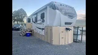 Skirt RV trailer with Insta Panels (instapanels.ca)