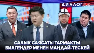 Салык саясаты тармакты билгендер менен маңдай-тескей // ДИАЛОГ берүүсү