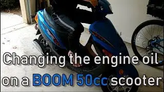 Boom 50cc Scooter - Engine oil change