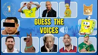 Guess The Voices 🔊 | Only 1% Can Beat This Challenge (GOAT Level)