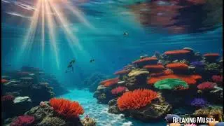 Relaxing Underwater world 365/1 music feel goodListen to quiet music, listen to the sound #relaxing