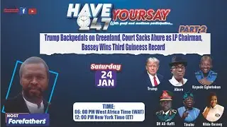 Trump Back Pedals on Greenland,  Court Sacks Abure, Bassey Wins Third Guiness Record