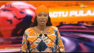 Suivez Actu pulaar 13h, l'actualit&eacute; en pulaar - Par Fatima DIALLO | Mer. 23 Juillet 2025
