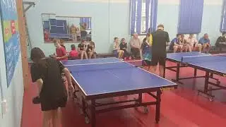 Новичок 19.10.24 Парная Алина Кингисепп Кравцов #sports #trending #рекомендации #спорт #tabletennis