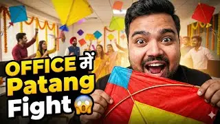 Crazy Kite Fight at Office! 🪁 Makar Sankranti Celebration at MetaCube Jaipur 2026