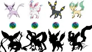 Fan Requests #7: Mega Eeveelutions Style 2 - Mega Sylveon, Espeon, Umbreon, Leafeon