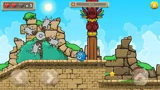 СИНИЙ ШАРИК!2 СЕРИЯ!Blue Ball 11!ДРЕВНИЕ РУИНЫ!ИГРА КАК МУЛЬТФИЛЬМ!СУПЕР CИНИЙ ШАРИК! RED BALL! # 2