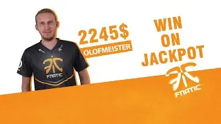 Olofmeister 2000$ win on CSGOJACKPOT