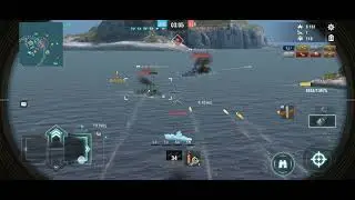 Resilient USS Chester gets 3 kills - @WorldofWarshipsBlitz