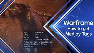 Warframe Как получить теги Меджая