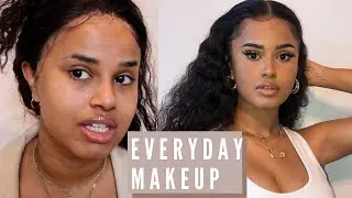Everyday DRUGSTORE Makeup *Getting Glam for Instagram* | Lets get real about quarantine.