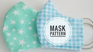 new style face mask pattern | diy face mask pattern design 😍 #shorts