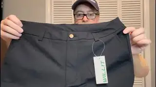 Willit Quick Dry Golf Pants (Black)