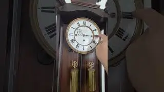 Setting Up Antique Vienna Quarter Chime Wall Clock