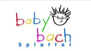 Baby Bach Splatter Logo