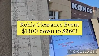 INSANE Kohl&rsquo;s Clearance Event! 😱 Spent $360 but Got $1,300+ Worth of Items!
