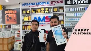 Happy Customer Bought iPhone 15 from AFSANA MOBILE STORE 😍 | Customer Review #Ams