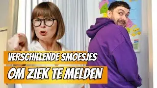 VERSCHILLENDE SMOESJES OM ZIEK TE MELDEN | Izzle Sketch