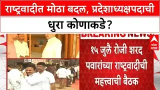 NCP Sharad Pawar Leadership Change | शरद पवार यांच्या पक्षात 'भाकरी फिरवली', Jayant Patil यांच्या जा