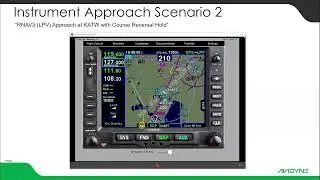 Avidyne IFD Approach Part2   GPS RNAV3 LPV Approach IFD 540, IFD 550, IFD 440