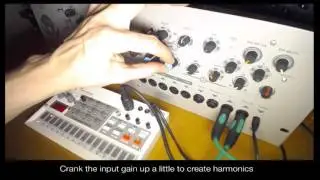Korg Volca Образец Stereo Конфигурация Шерман Filterbank