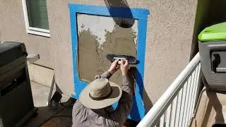 Hoff's door mud second coat