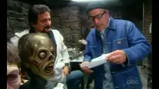 Tom Savini on Extreme Makeover Home Edition featuring Jordu Schell's Goon and Shock Monster
