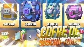 ¡APERTURA DE COFRES MÁGICOS, SUPERMÁGICOS y LEGENDARIOS! | #CofresDeSuscriptoresCap10 - Clash Royale