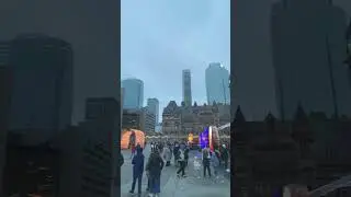 Very cool ice skating City Hall Toronto