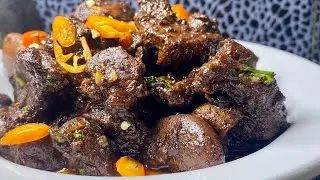 pork with blood recipe/ how to make pork with blood stew pork liver recipe