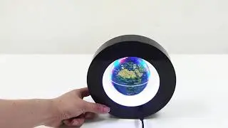 Floating Globe with LED Lights