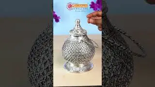 Intricately crafted silver lantern, Call/WhatsApp: 7569304604, 9390100581, 9100600600